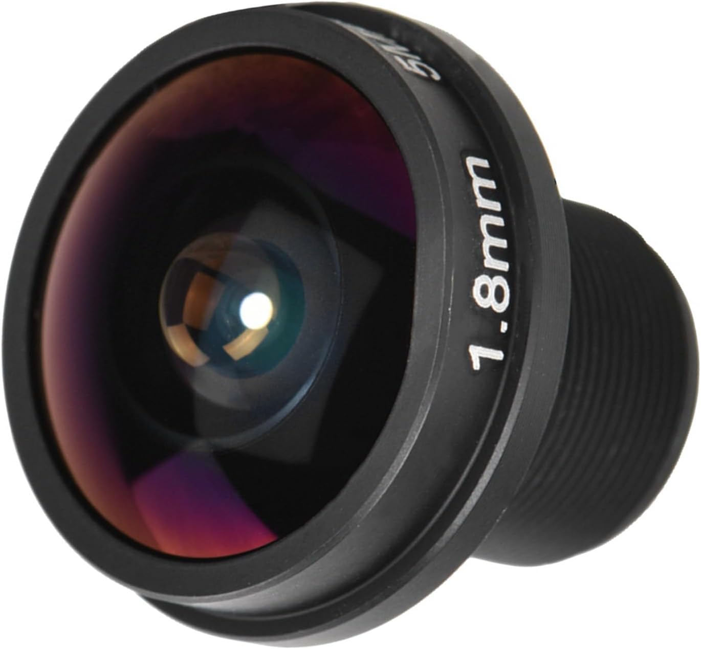 GEERYZHE 1.8mm 180 5MP 1/3inch 1/4inch Fisheye Lens Thread Wide Angle CCTV Camera Lens, HD for Surveillance, Compatible