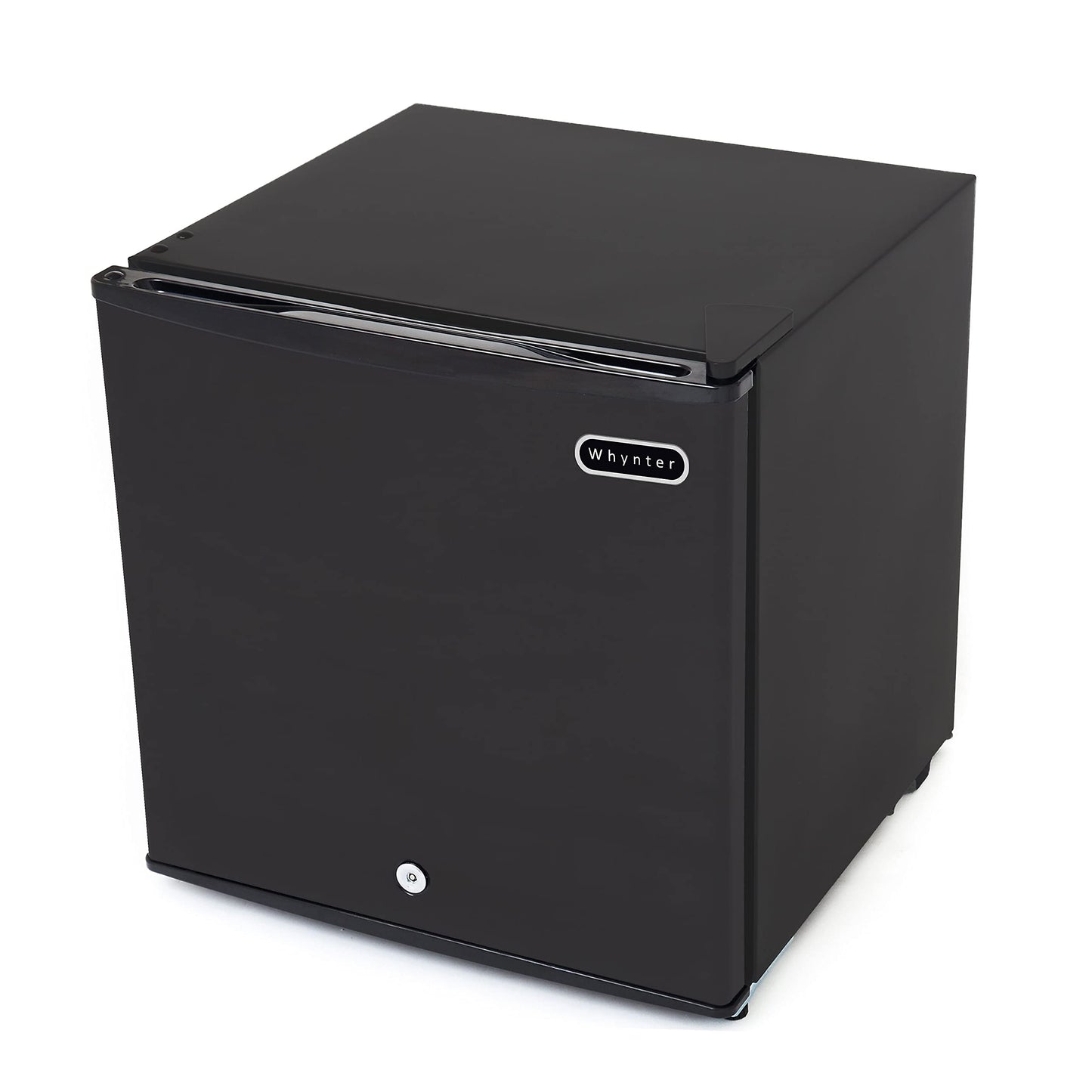 Whynter Upright Small Freezer Mini Freezer with Lock for Bedrooms, Dorms, Garages, Offices CUF-110B, Black Energy Star, 1.1 Cu Ft