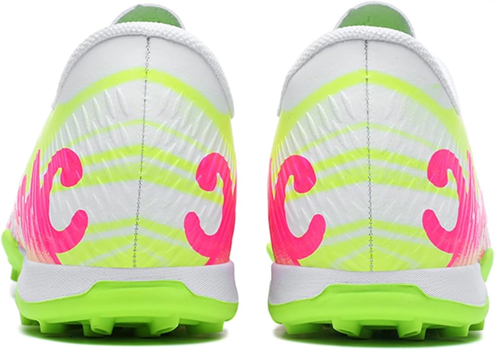 Men's High Top Soccer Shoes FG Long Spikes Adult Football Shoes Lightweight Professional Athletic Training