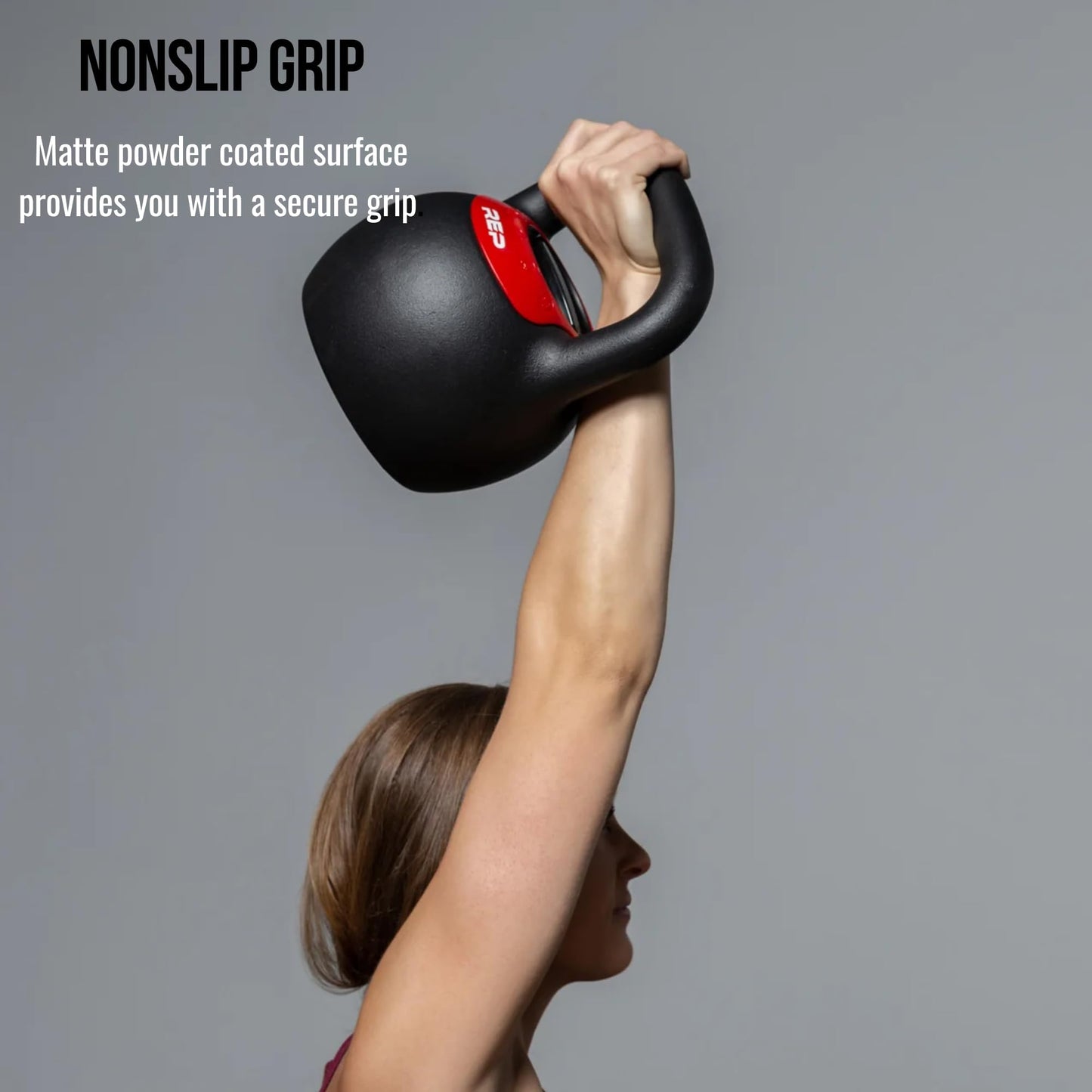 Rep Fitness Adjustable Kettlebell | 40 lb | Weight Set for Home Gym | Strength Training Equipment for Men & Women | Compact Steel Bell with Ergonomic Handle
