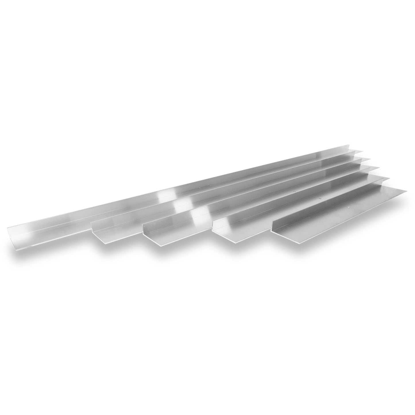 BARWALT 5 Piece L Straight Edge Set, Aluminum Tile and Concrete Tools, Made in the USA, BWT80410