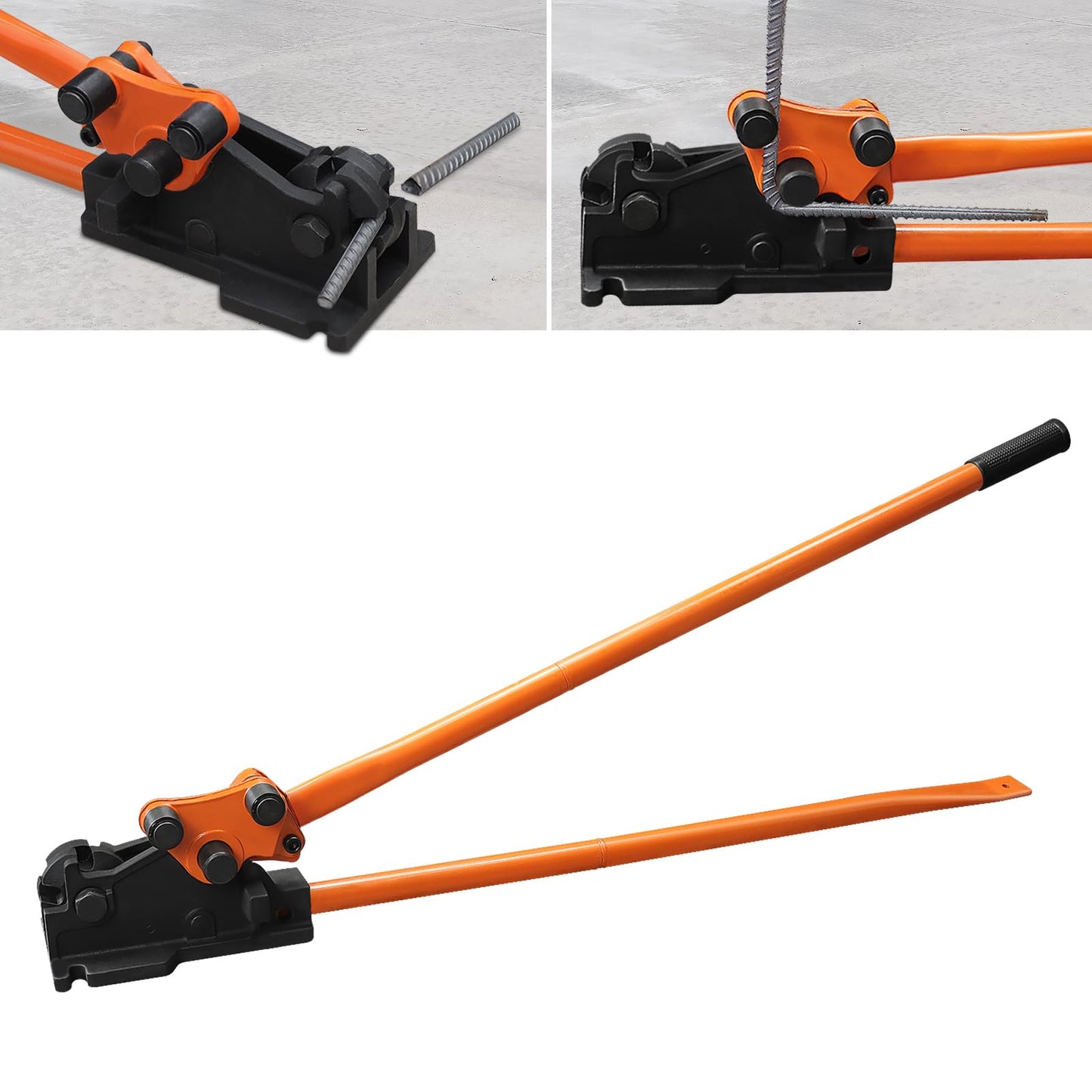 LOSCHEN Manual Rebar Cutter and Bender,for Construction Site and Home-use,Removable Rebar Shears, Rebar Bending Machine, Bending and Cutting Rebar up to 5/8 Inch