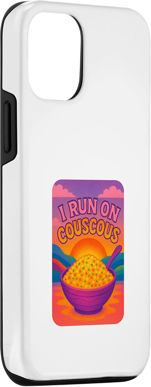 Best Food For Every Mood 12/12 I Run On Couscous Case for iPhone Pro