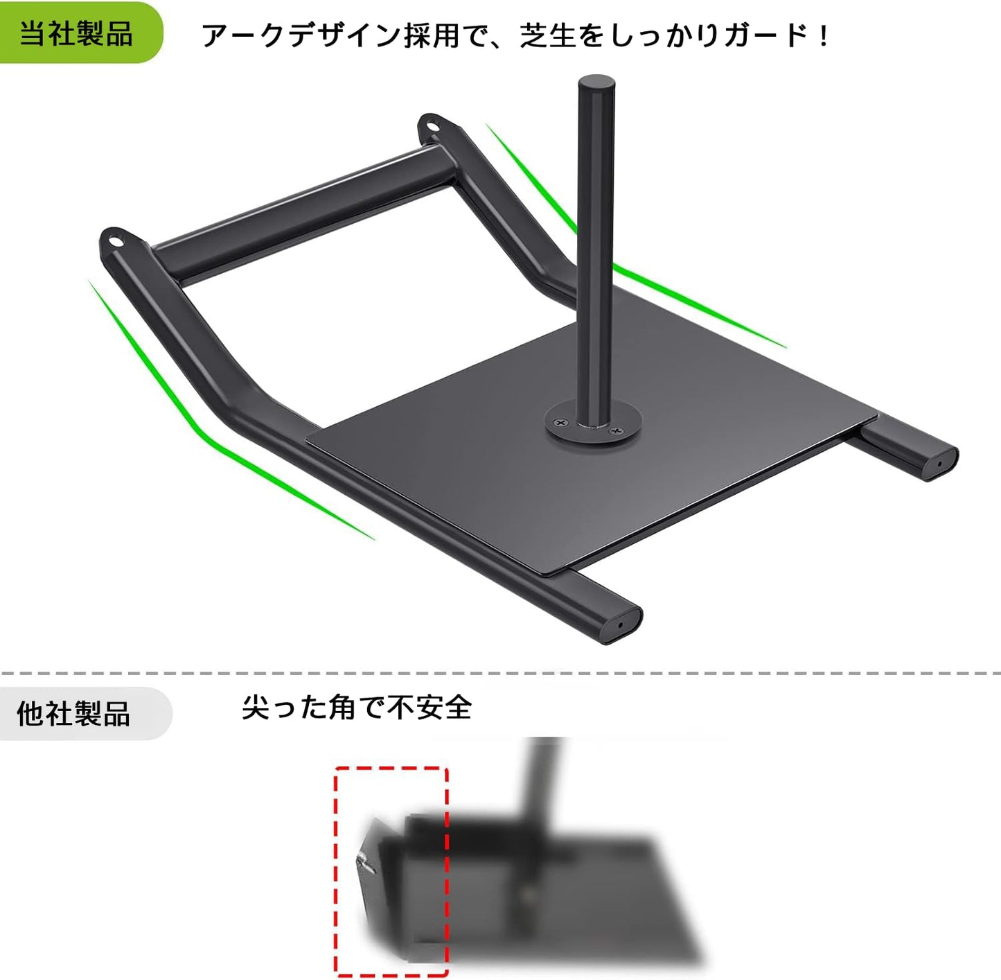 Kipika Weight Sled, Workout Sled, Fitness Strength Training Sled, Speed Training Sled for Athletic Exercise, Speed Improvement, Easily Through Obstacles, Suitable for 1" & 2" Weight Plate