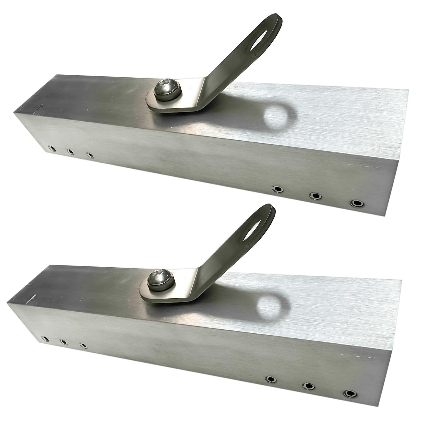 Getanye Aluminum Standing Seam Roof Clamp Anchor with 360°Swivel Point, 5000lbs Breaking Strength Reusable Roof Anchor, Fall Protection Standing Roofing Kits