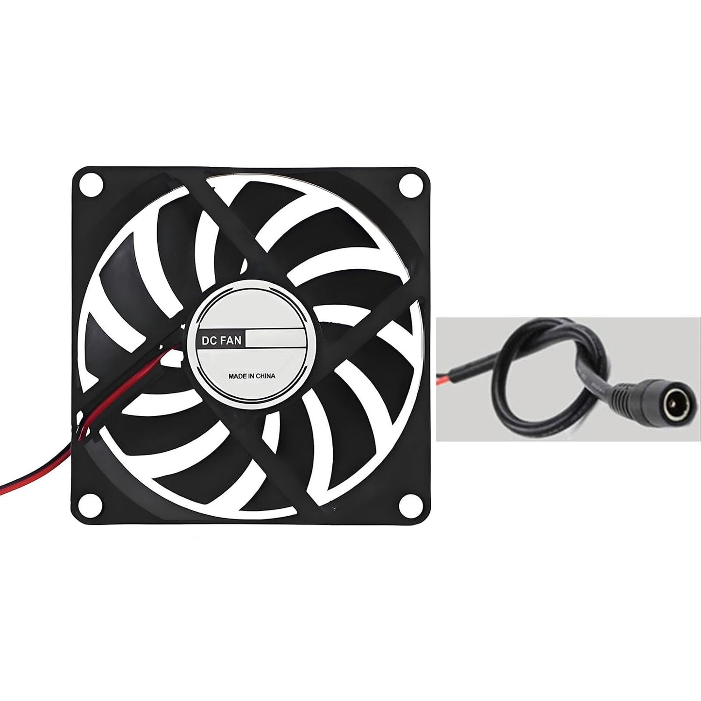 DUJVCZB 8010 12V 80mm 80mm 10mm Dual Ball Bearing Quiet Computer Case Fan DC x x High Speed Muffin Cooling Fans