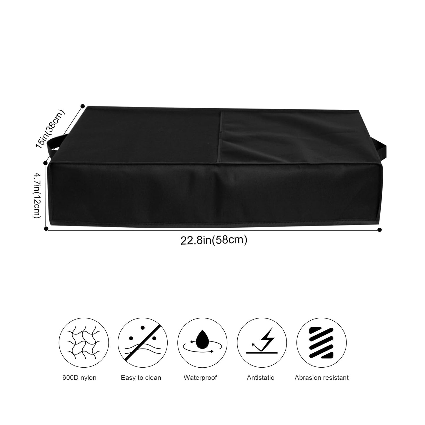 Vibration Plate Dust Cover Lid Heavy Duty Waterproof Dustproof Nylon Protective Cover Case for AXV/for SoftGym Vibration Plate Weight Loss Machine Exercise Machine /Vibration Platform Machines