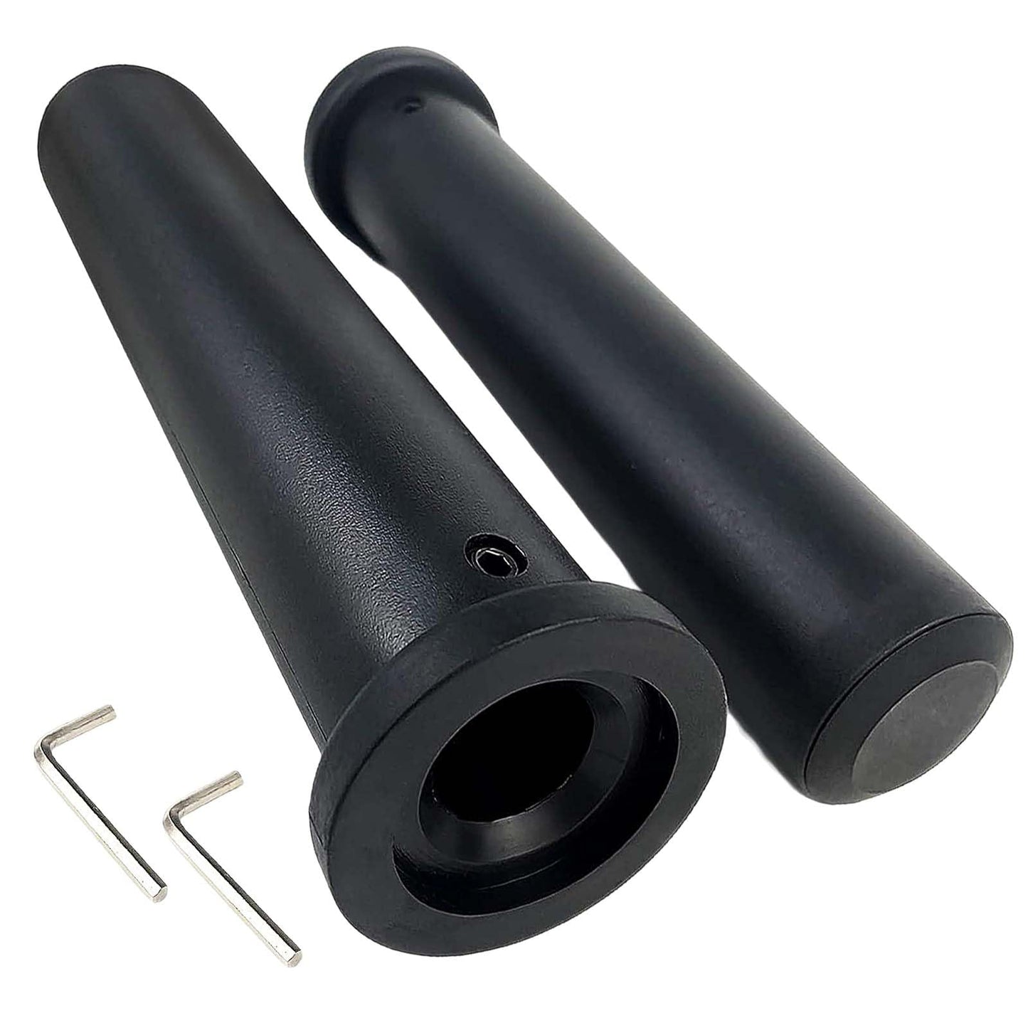 Olympic Adapter Sleeve (2 PCS), Contains 2 Spring Barbell Rings, Olympic Weight Plate Posts, Suitable for 8 ich and 11 inch Standard Barbell (11 Inch)