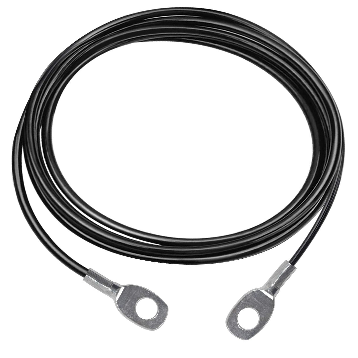 LFJ Replacement Gym Cable Fitness Pulley Cable Steel Wire Rope for Cable Machine Home Gym Weight Lift Pulley System (Fixed Length, 79")