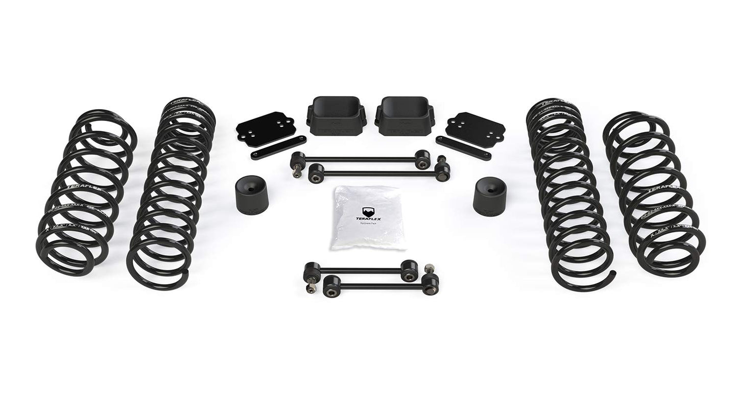TeraFlex 1354200 JL 4dr: 2.5” Coil Spring Base Lift Kit – No Shock Absorbers