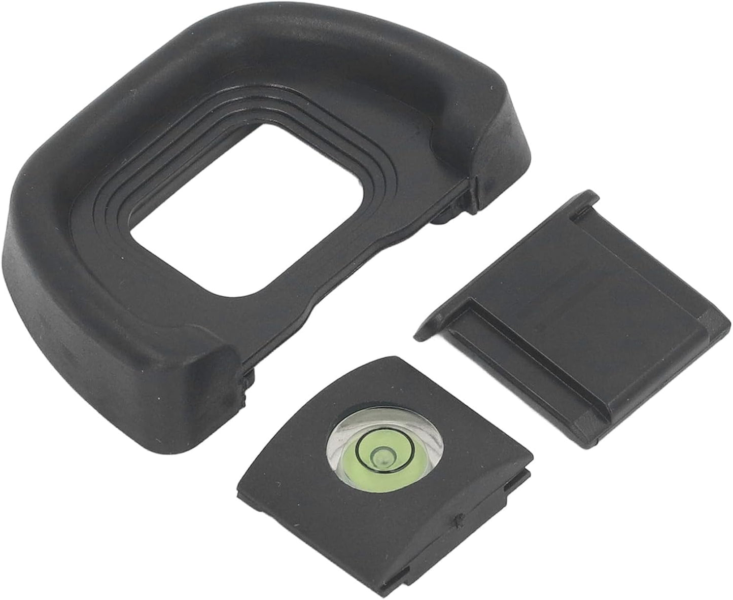 DK-31 Gugxiom Eyepiece Eyecup with Leveler and Hot Shoe Cover, ABS Viewfinder Eye Cup Replacement for DSLR Camera