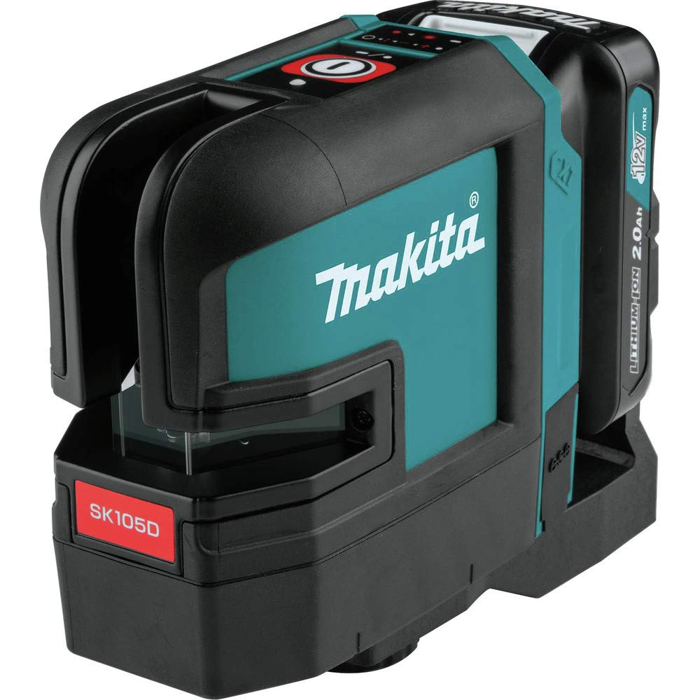 Makita SK105DNAX 12V max CXT® Lithium-Ion Cordless Self-Leveling Cross-Line Red Beam Laser Kit (2.0Ah)