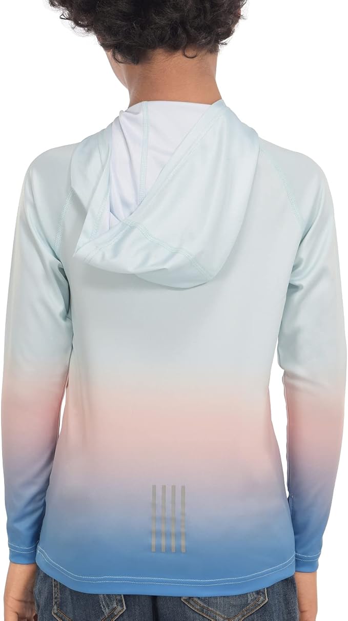 Hoodies for Boys Outdoor Recreation Shirts - Youth Athletic Tops Sun Protection UPF 50+
