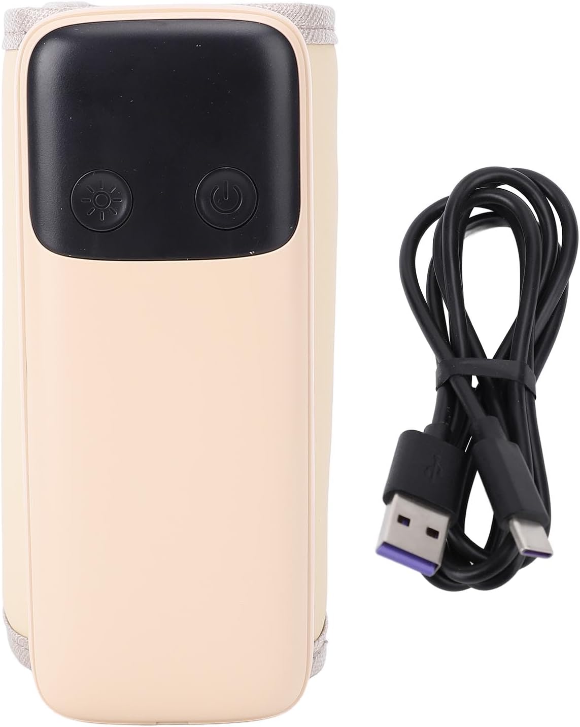 LICAEVEY Milk Bottle Warmer, Portable USB Cordless Constant Temperature Milk Bottle Warm Insulation Cover with Smart