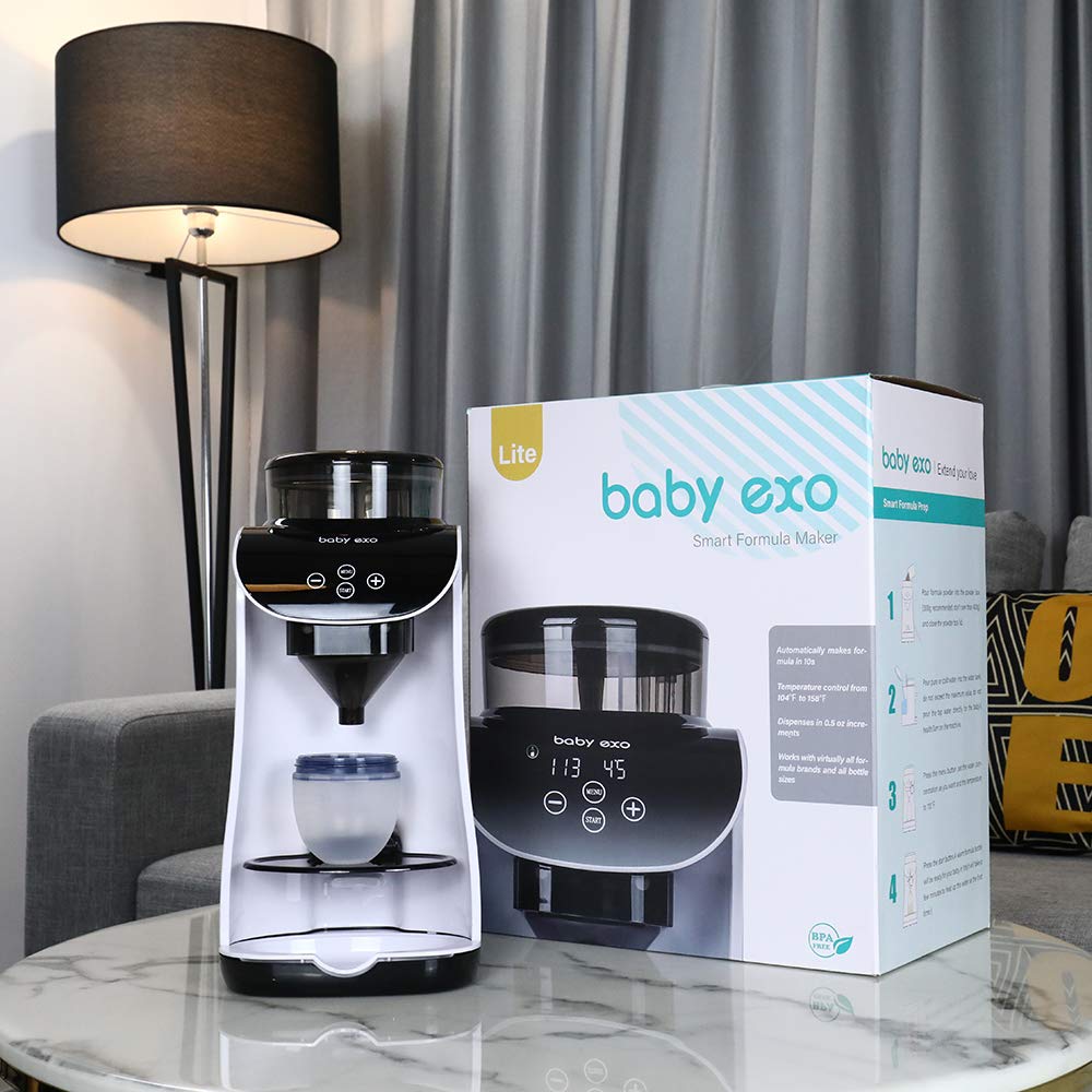 BabyEXO Formula Milk Dispenser, Automatic Electric Formula Mixer Warmer, Milking Machine for Baby - Easily Make Bottle with Automatic Powder Blending