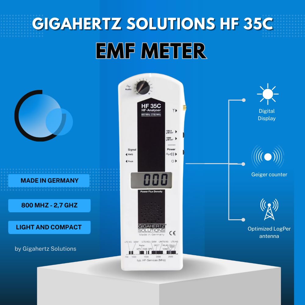 Gigahertz Solutions HF35C High Frequency (HF) Electromagnetic Smog Meter