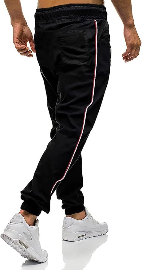 Men Joggers Chino Cargo Pants Hiking Outdoor Recreation Pants Twill Fitness Track Jogging Pants Casual Cotton Pants