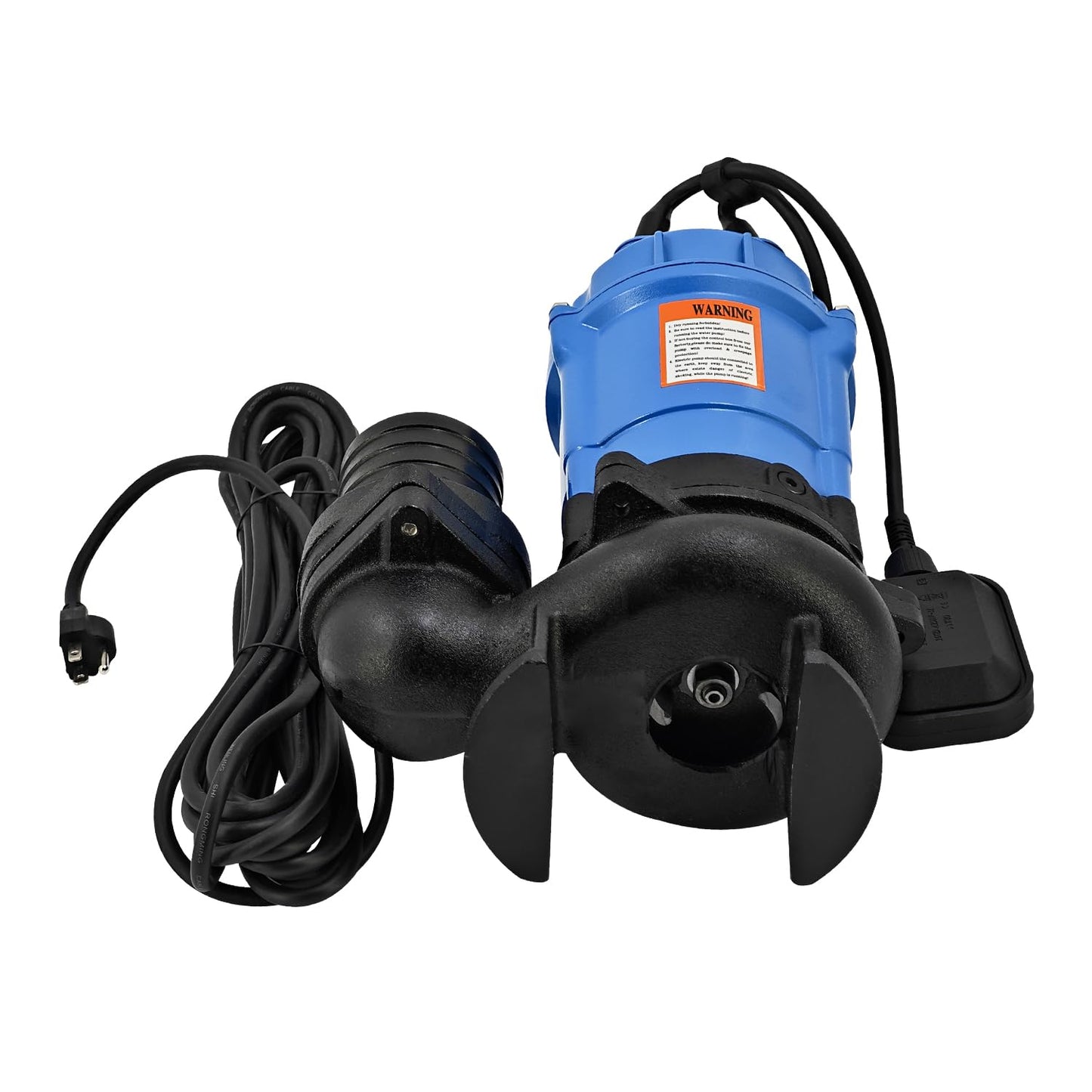 HSZ3.75S HS3.75S 1 HP 115V Automatic Electric Submersible Wastewater Pump with Float Switch Replacement for HS3.75S-62, 61 GPM / 3660 GPH, 3" Straight Male NPT