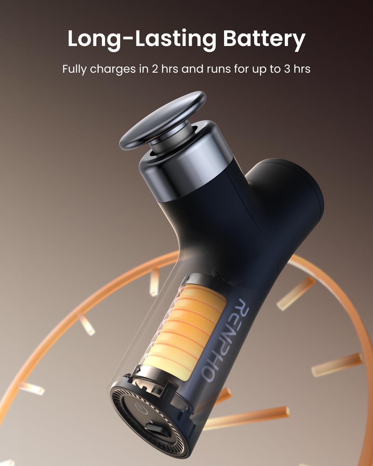 RENPHO Micro One Super Mini Massage Gun for Women, Portable Travel Massager for Muscle Relief, FSA Approved, 4-Speed Percussion Massage Gun for Office, Home & Daily Comfort, HSA