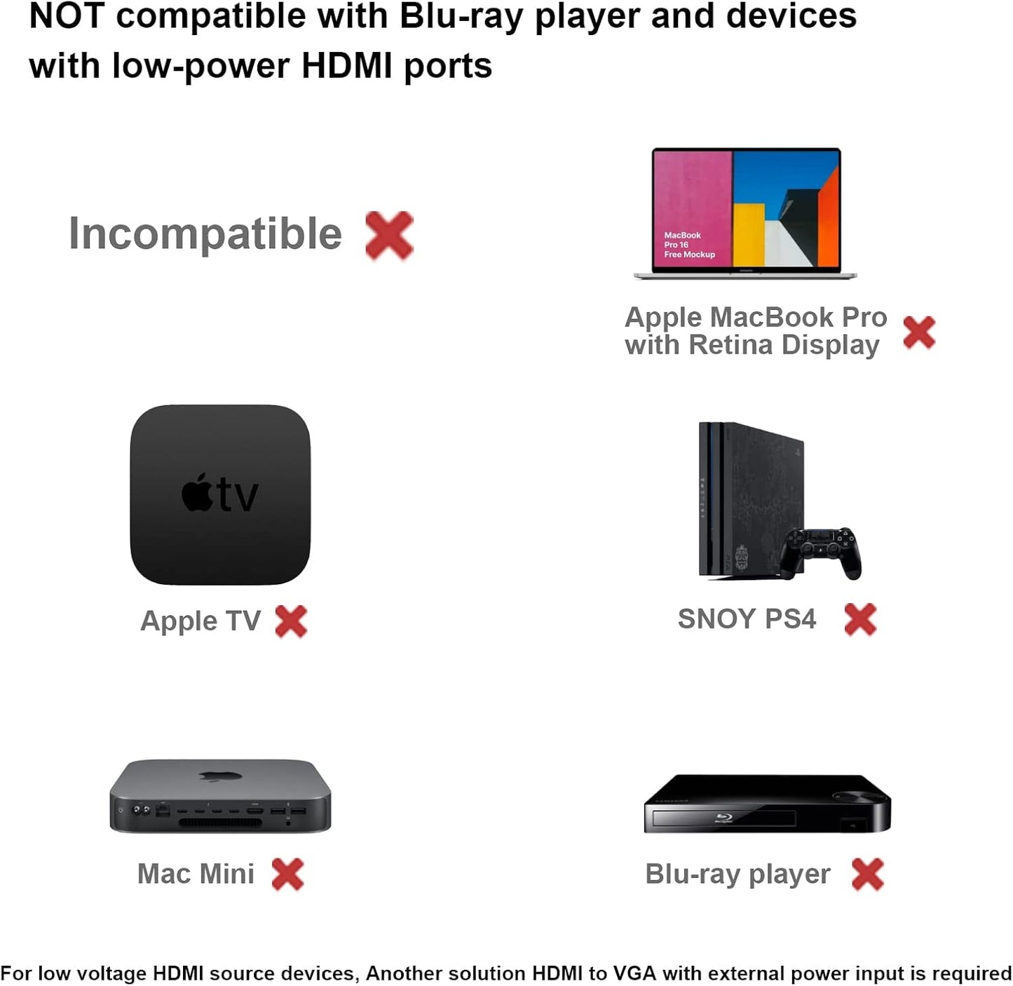 BENFEI 10 HDMI to VGA Feet Cable, Uni-Directional HDMI (Source) to VGA (Display) Cable (Male to Male) Compatible