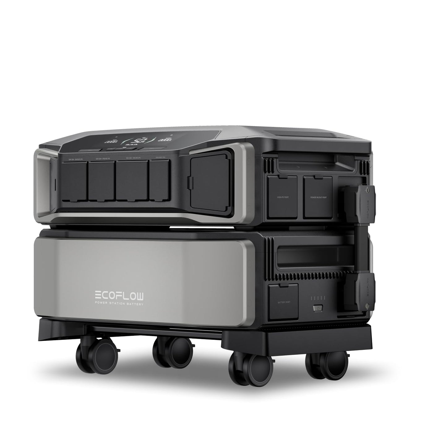 EF ECOFLOW DELTA Pro Ultra 6144Wh Power Station, 120/240V 7200W AC Output, Lifepo4 Home Battery Backup Expandable to 90kWh, 2H to Full Charge, Solar Generator for Home Use, Emergency, Camping, RV