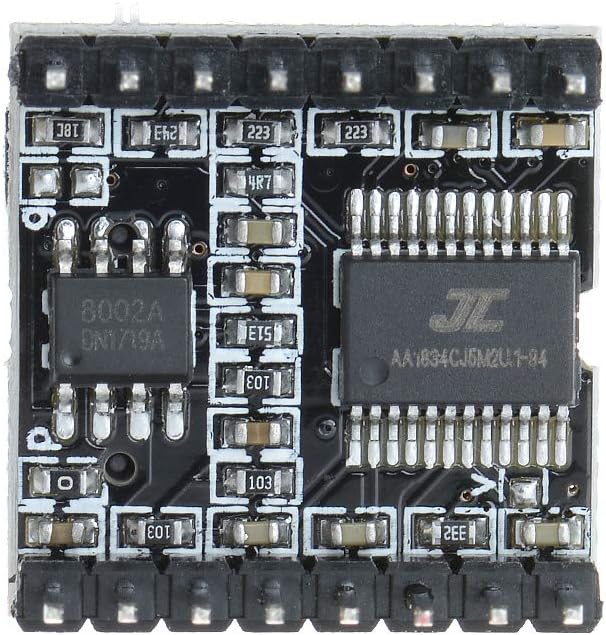 ANMBEST 5PCS YX5200 MP3 MP3 DFPlayer Mini Player Module Voice Decode Board Supporting TF Card U-Disk IO/Serial Port/AD