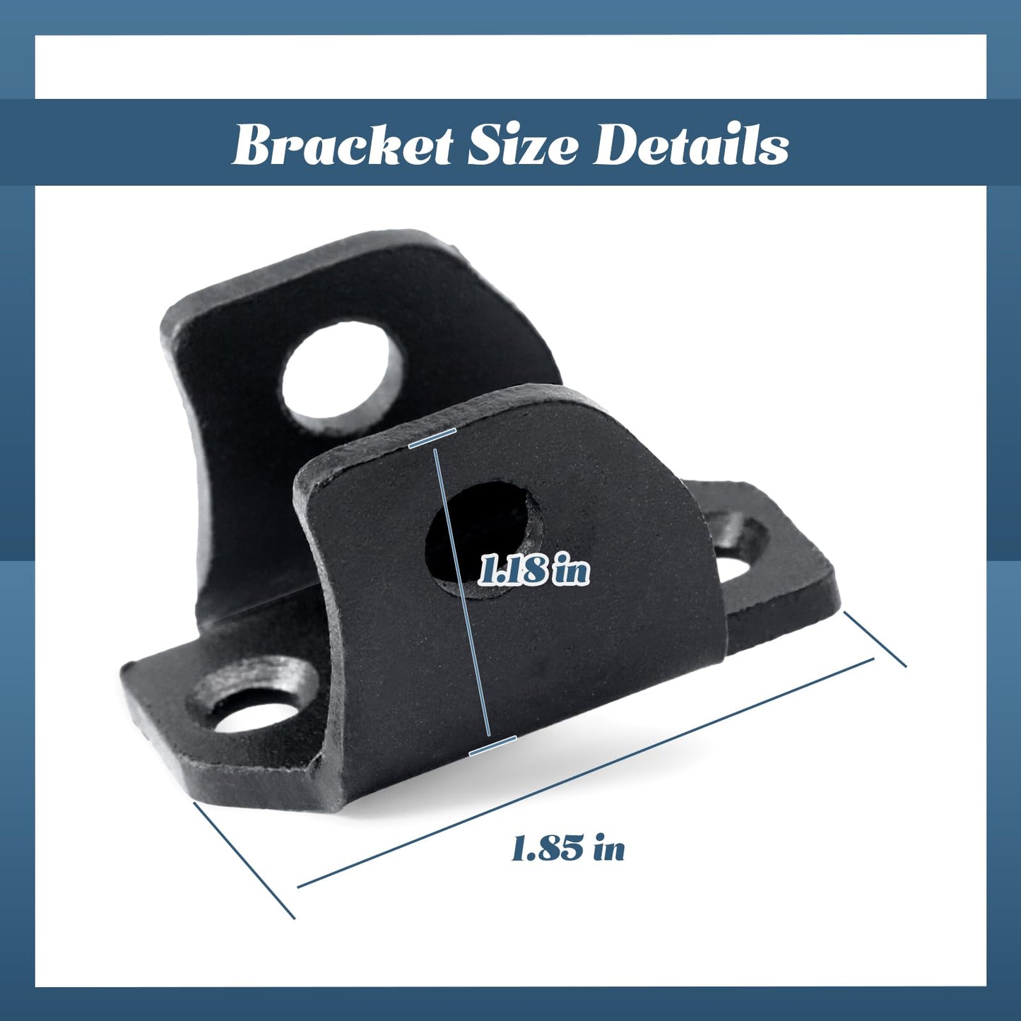 Esttlamer 1 Pair E-Dirt Bike Foot Pegs Bracket Holder Compatible with Tuttio Soleil 01, Footpegs Mount Aluminum Footrest Bracket