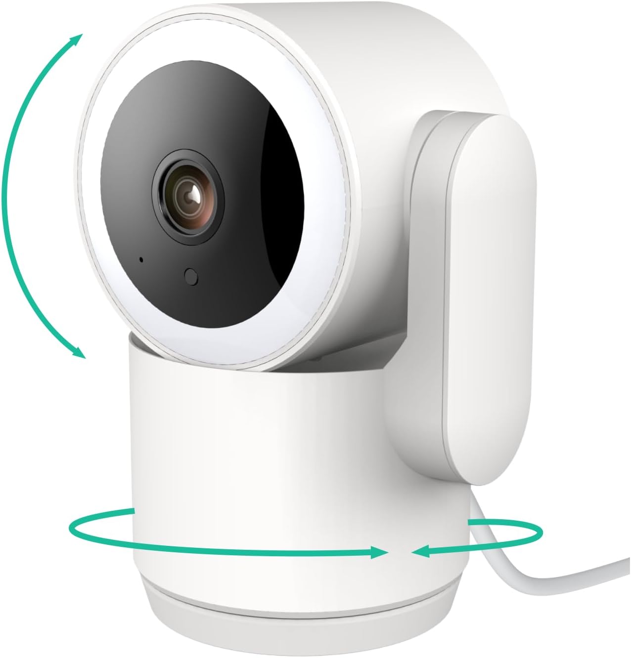 LUNA HOME 2K 2.4GHz 5GHz 360-Degree (2026 Luna Indoor Cameras for Home Security, & WiFi, Pan-Tilt, Built-in Spotlight