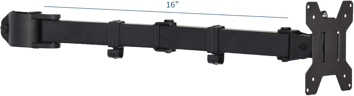 VIVO 1 27 inches, PT-SD-AM01A Fully Adjustable Single Monitor Arm for Desk Mount Stand, Monitor Arm for Screen up