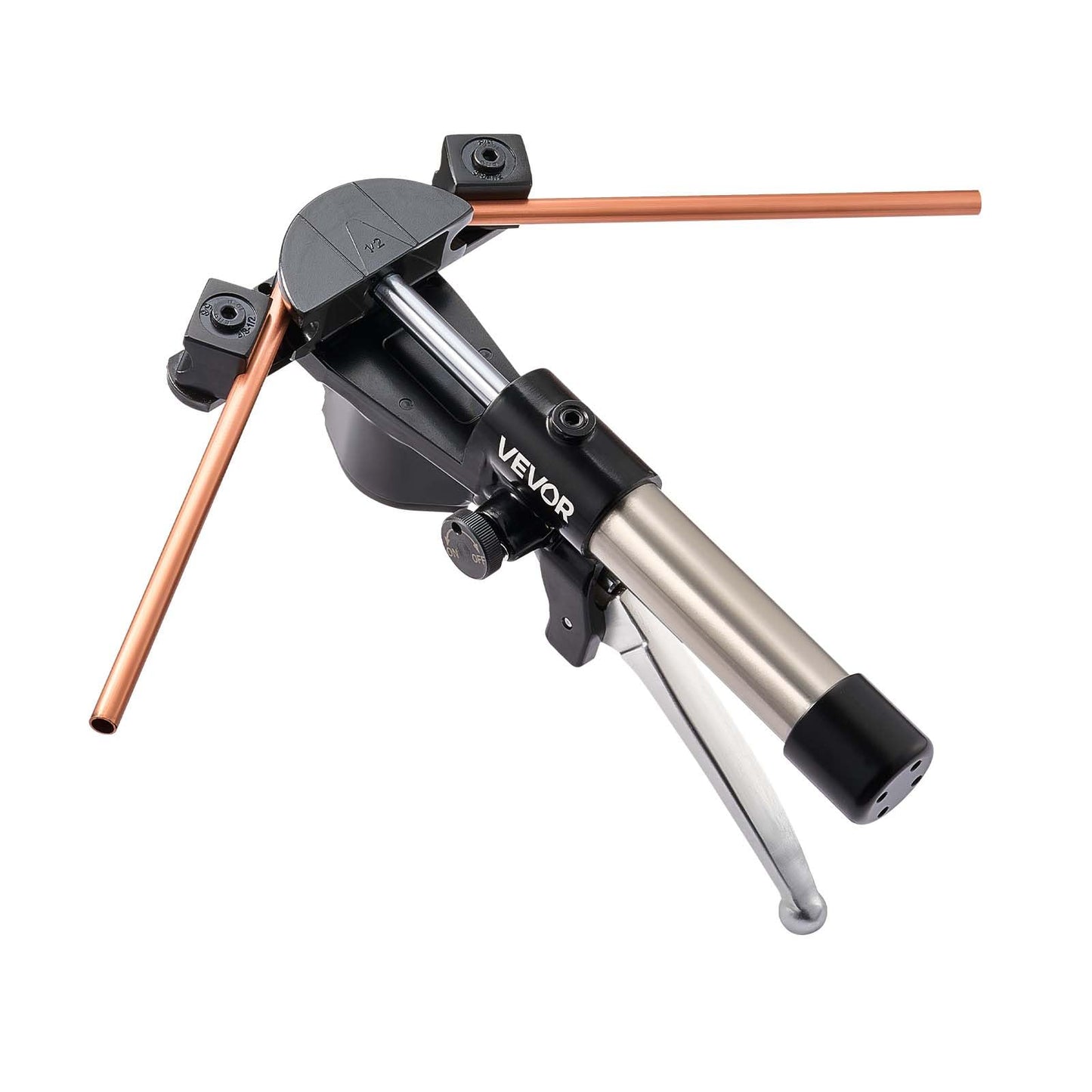 VEVOR Hydraulic Tubing Bender Kit, 1/4 to 7/8 Inch, Copper Tube Pipe Bender, Forward/Reverse HVAC Bending Tool Set, with 7 Aluminium Alloy Dies, for HVAC Air Conditioning Refrigeration Auto Repair