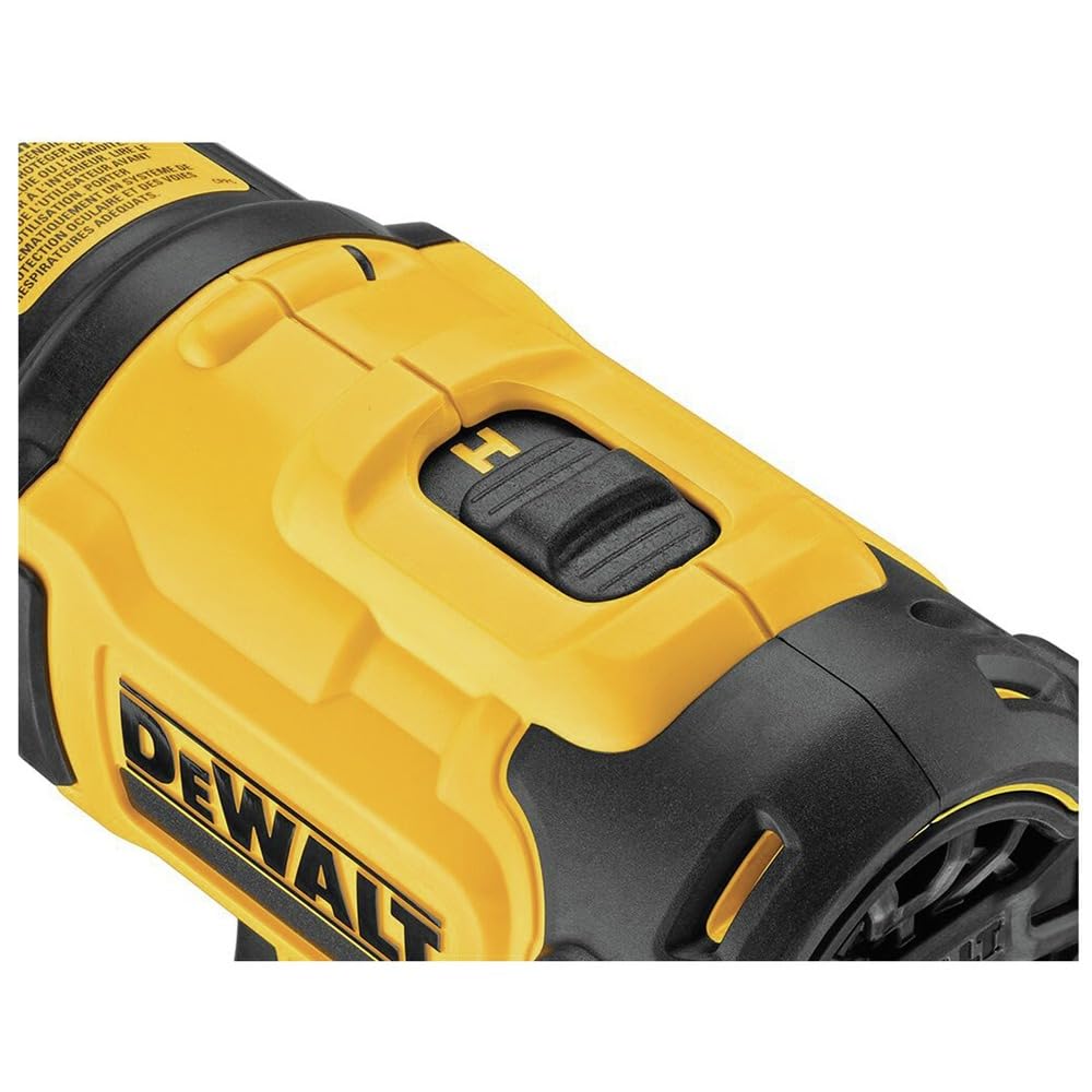 DEWALT 20V MAX Heat Gun Kit, Cordless, Up to 990 Degrees, 42 Minutes of Run Time, LED Light, Battery and Charger Included (DCE530P1)