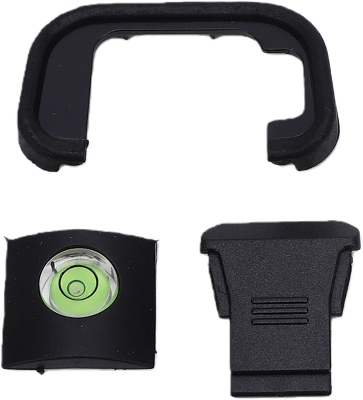 Akozon R8 Viewfinder Eyecup Fit for RP Camera Portable Eyepiece Eye Cup with Hot Shoe Cover Hot Shoe Level