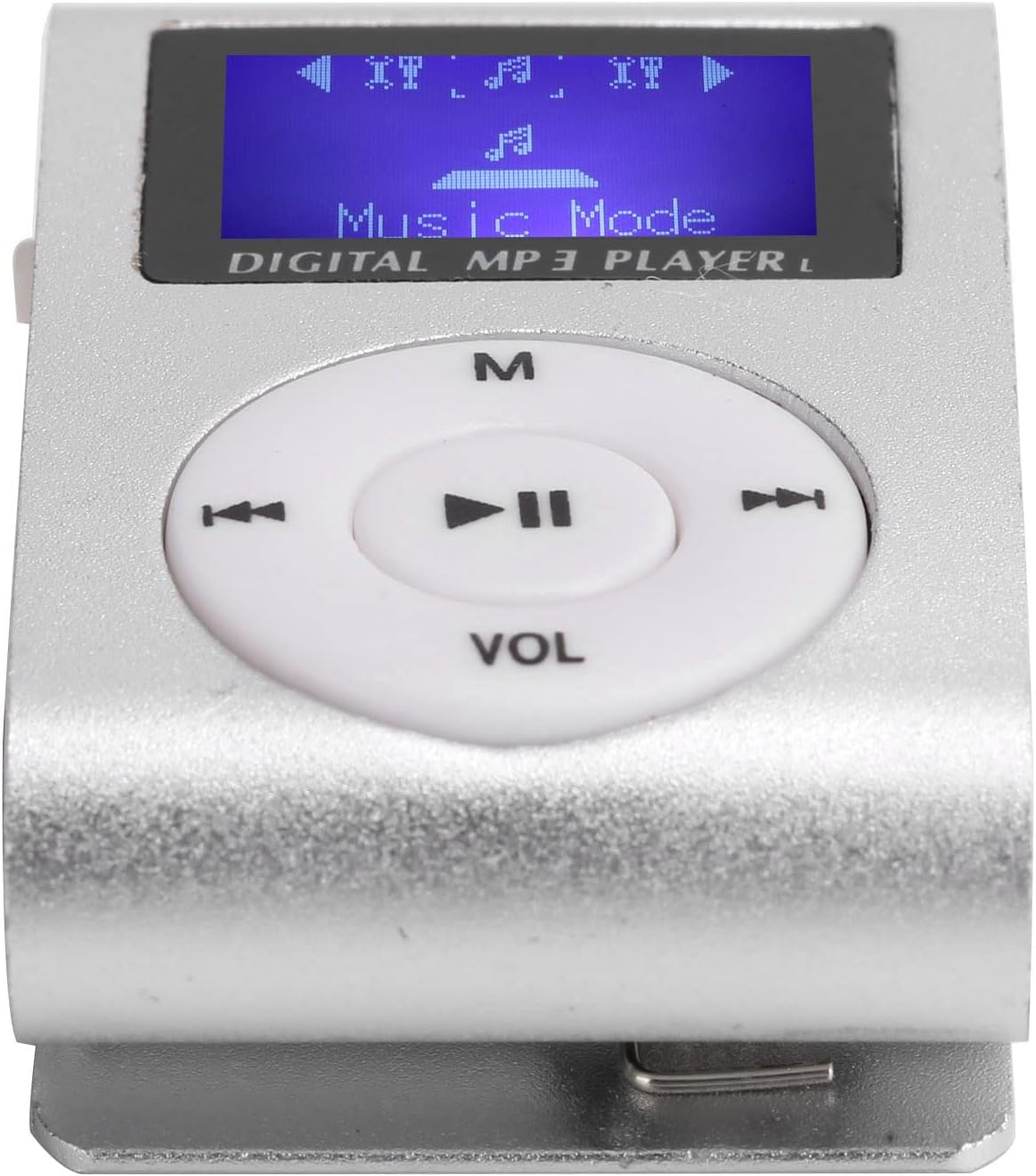Ejoyous MP3 MP3 MP3 Mini Player, Portable Music Player with Clip Classical Music Players Device with Digital LCD