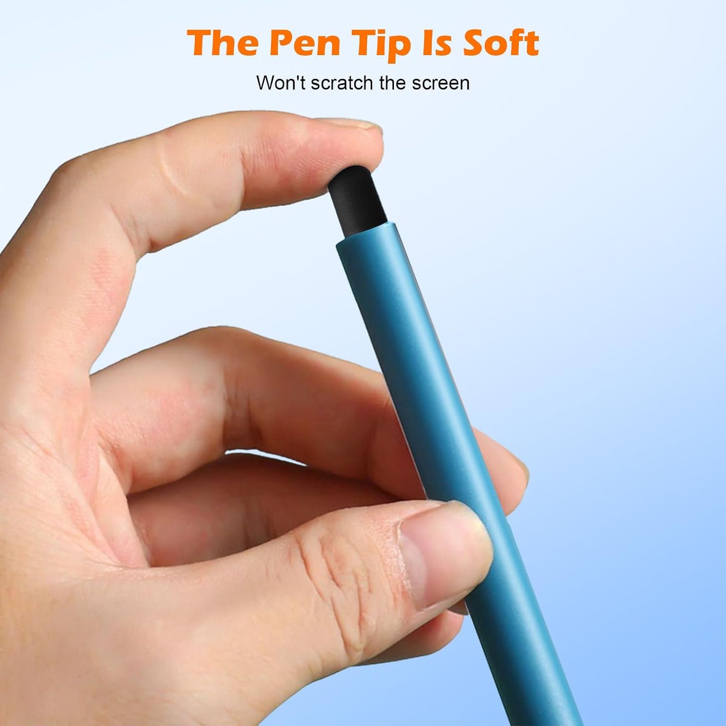 Bremorou 40 Pcs Stylus Tips Replacement Tips Only Pencil Rubber for Stylus Pens Soft No Scratches Sensitivity