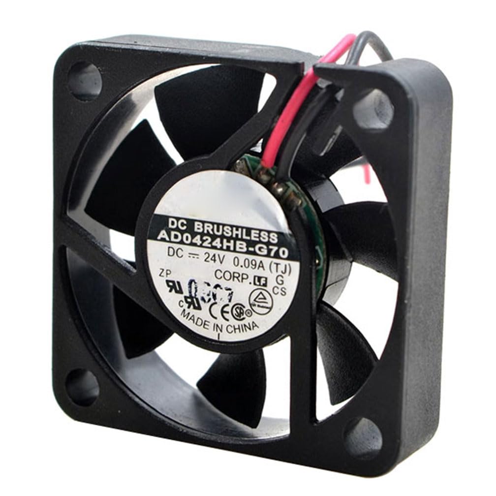 JVHROLW 40MM DC24V 0.09A 2.16W 4010 AD0424HB-G70 7000RPM 4cm 40 40 10MM (2pin) Printer Copier Fan Speed Cooling Fan