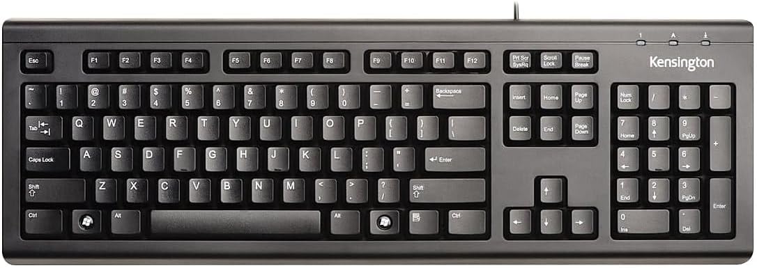 Kensington 64370A Spill-Safe USB Keyboard - Standard Size