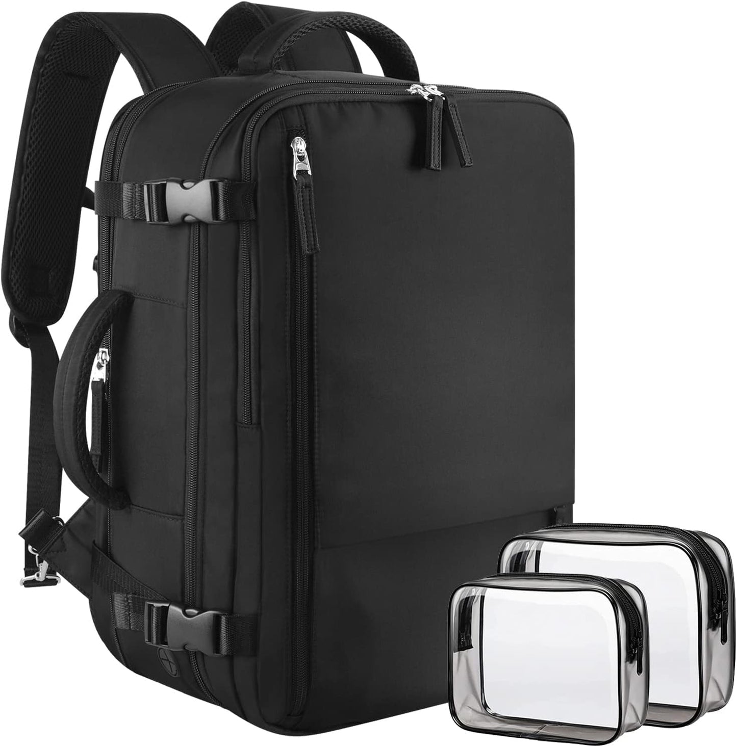 Backpack 40L Backpack, 17 Inch Backpack Sinaliy Large Travel for Women Men, Expandable Carry On Laptop College Bookbag