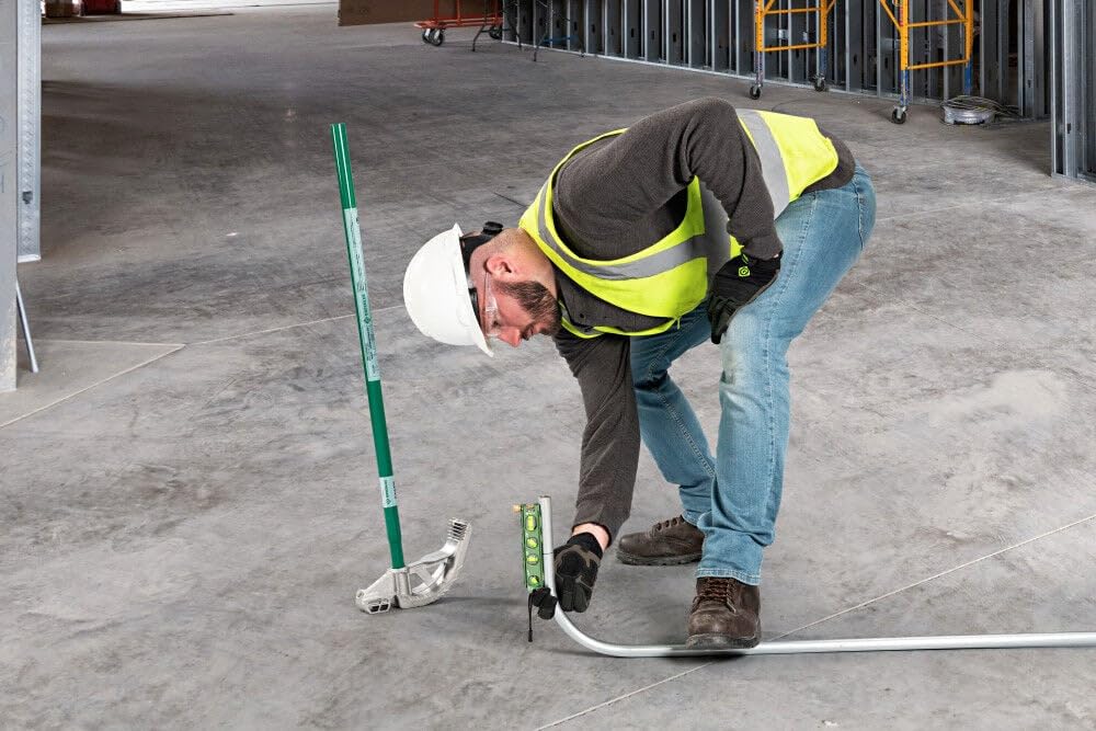 Greenlee 844AH Dual-Shoe Hand Bender w/Handle for ½” and ¾” EMT and ½” Rigid/IMC Conduits