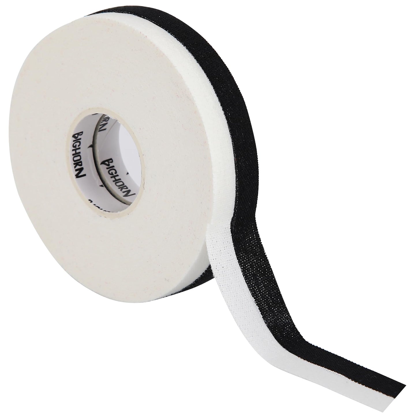 Bighorn Athletics Jiu Jitsu Finger Tape, 0.3-Inch x 45-feet, 8-Rolls | Residue-Free, Zinc Oxide Adhesive | Athletic Sports Tape for BJJ, Wrestling, Climbing, Volleyball, Hands & Toes | Black & White