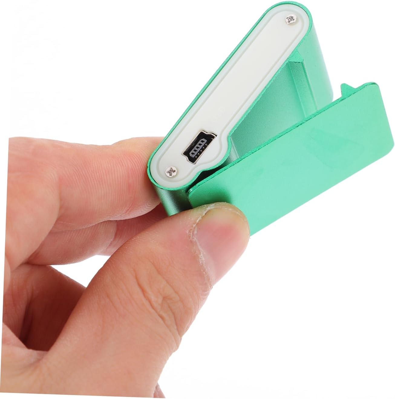 FELTECHELECTR 32gb Mini USB Aluminum Player LCD Screen Micro Card Slot Stylish Compact Design Portable Music Player