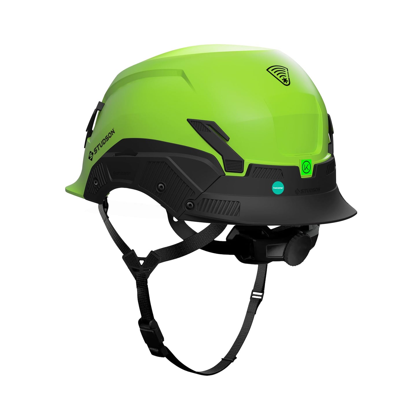 STUDSON SHK-1 Non-Vented Safety Helmet - Type 2 Class E (Green, M/L 53-59cm)