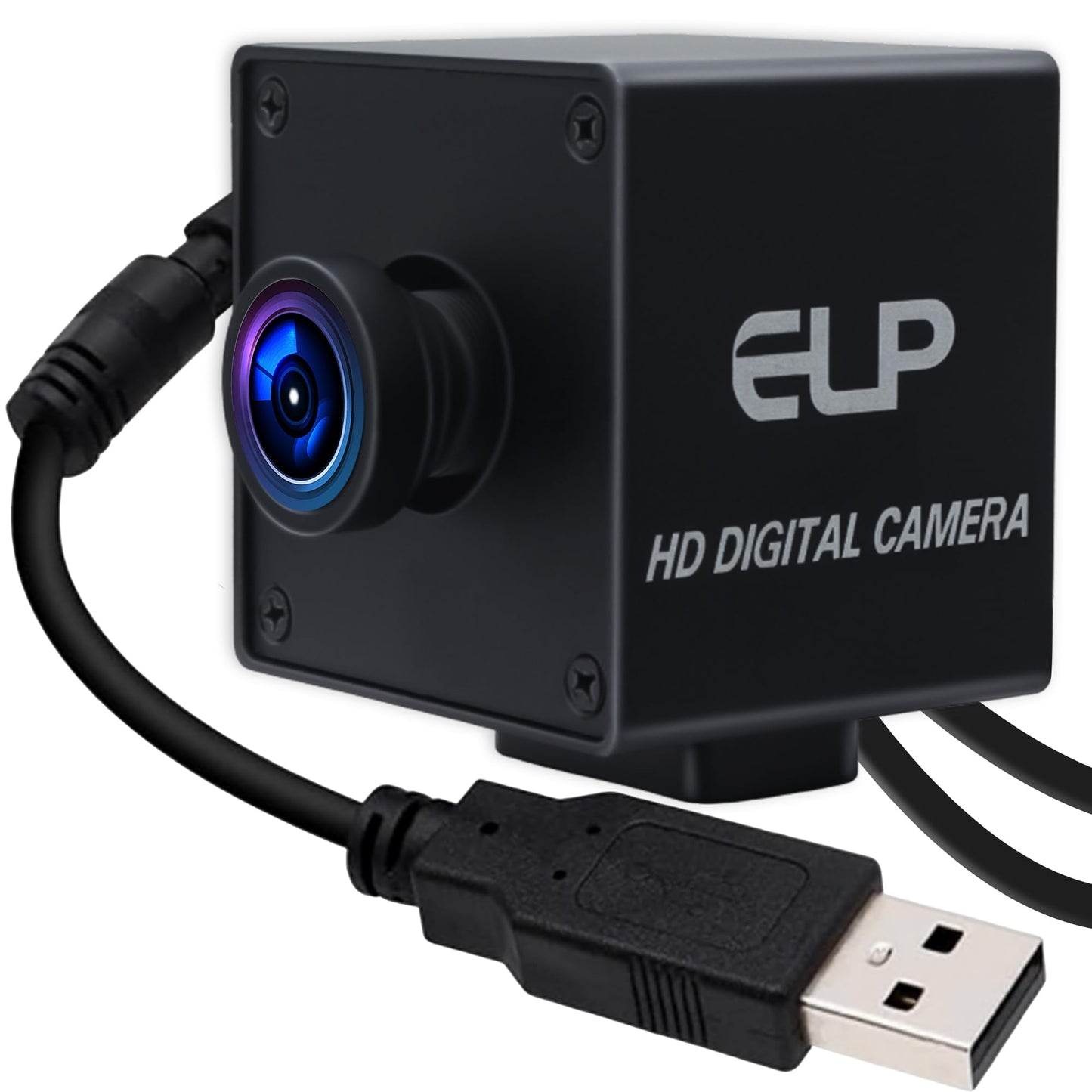 ELP Global Shutter USB Wide Angle Webcam for Computer 1080P 90fps Lightburn Camera for Laser Engraver USB2.0 PC High Frame Security Camera for Raspberry Pi (110 Low Distortion Lens)