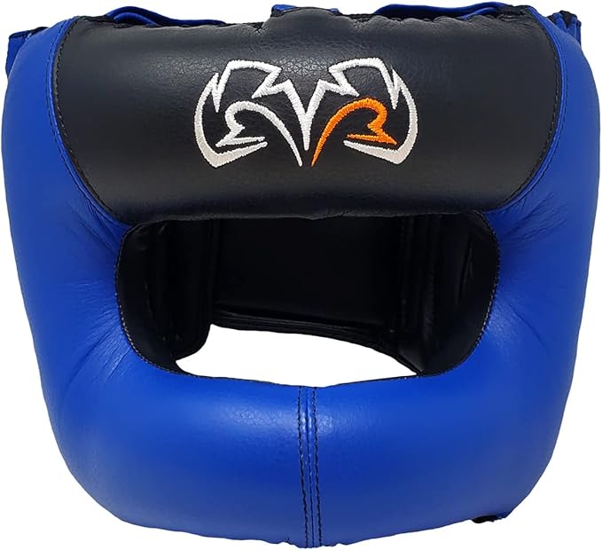 RIVAL Boxing RHGFS3 Face-Saver Sparring Headgear - Wide Eye Opening, Premium Leather, and Thermoplastic Inner Frame