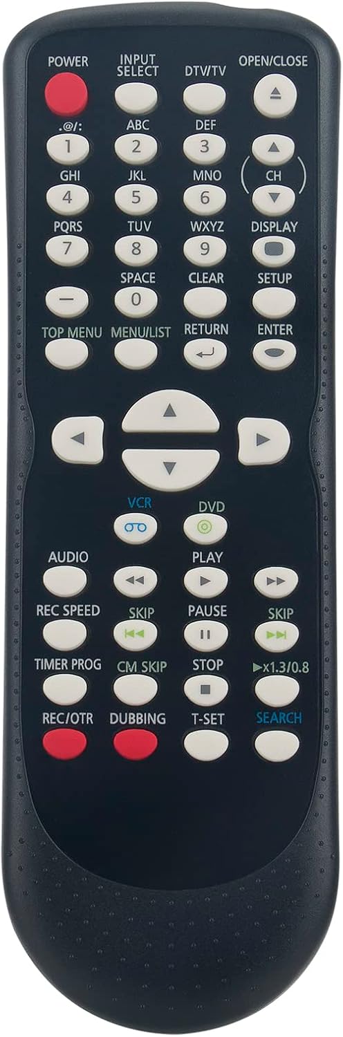 ECONTROLLY NB666 NB666 Replace Remote Control fit for FUNAI DVD Recorder