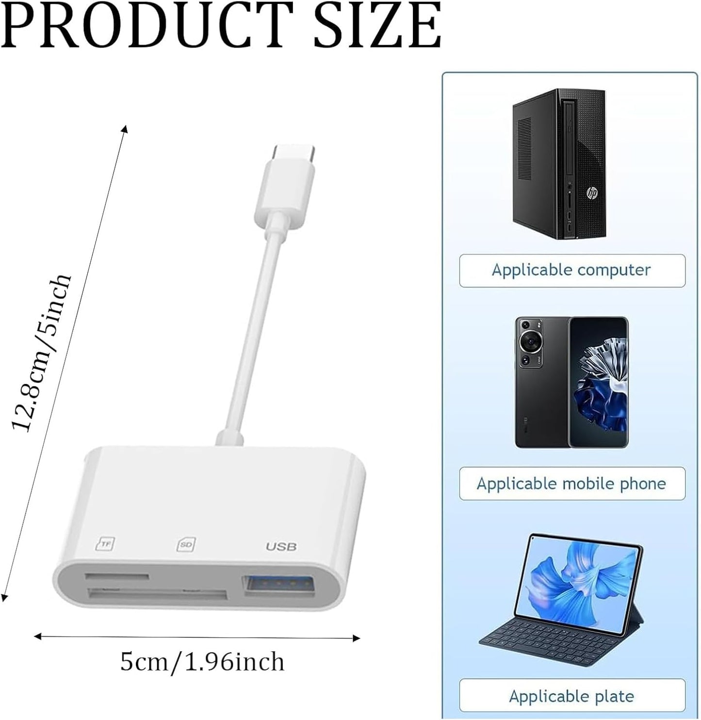 17 16 15, 3 1 SD Card Reader for iPhone MBODMI in SD/Micro SD Memory Card for iPhone/Mac, Digital Camera Adapter