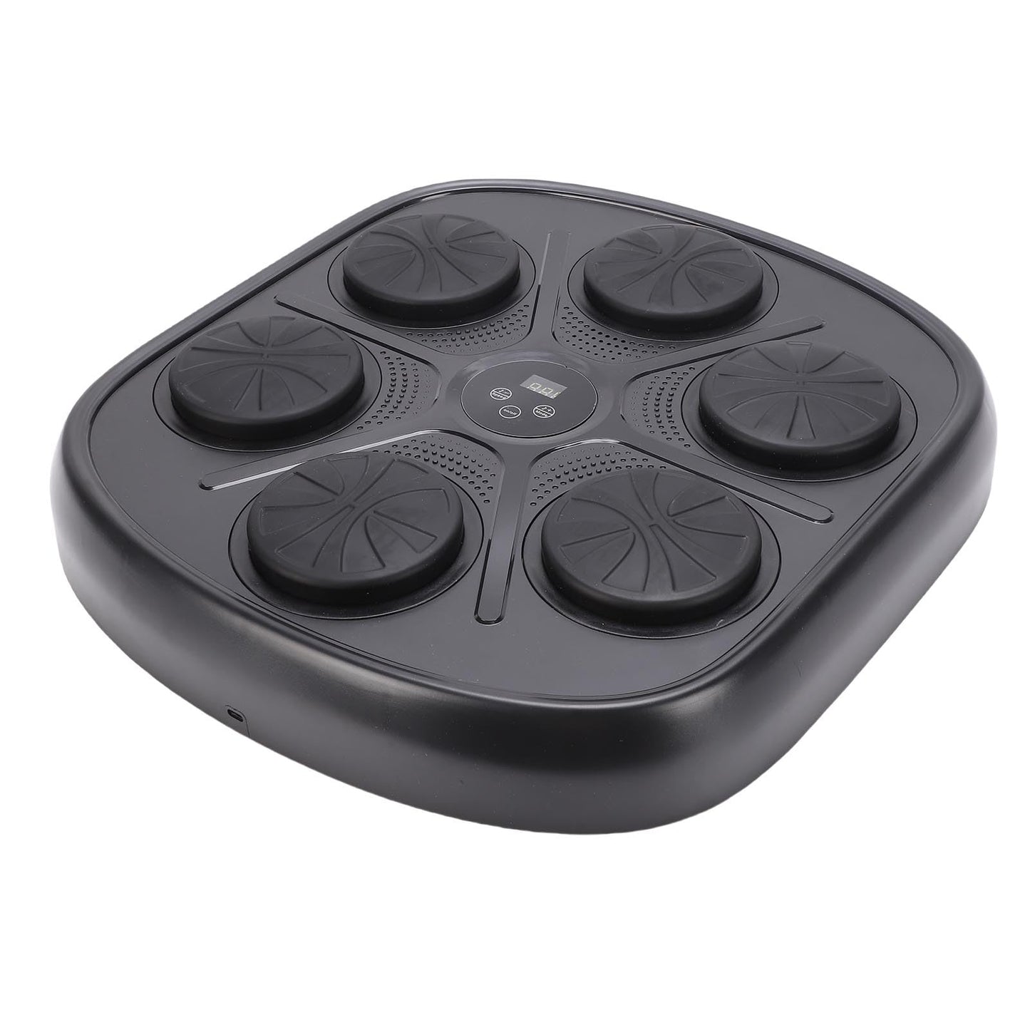 Focket Music Boxing Machine, 9 Speeds 9 Modes Bluetooth Interactive Wall Mounted Punching Trainer, Electronic Boxing Target with LED Light and Gloves for Home Office Gym