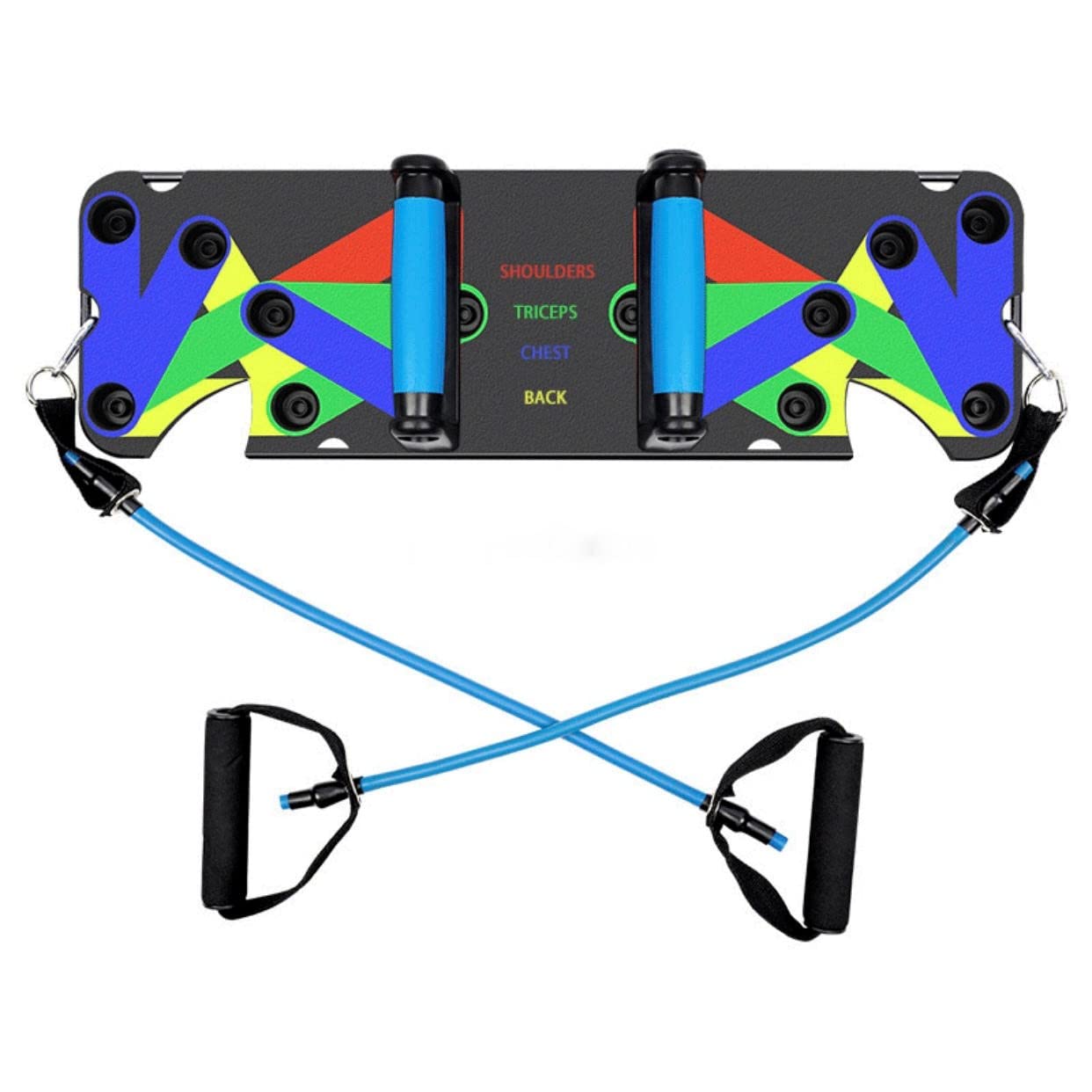 Resistance Bands with 9 in 1 push up Board Multi Function Exercise Equipment