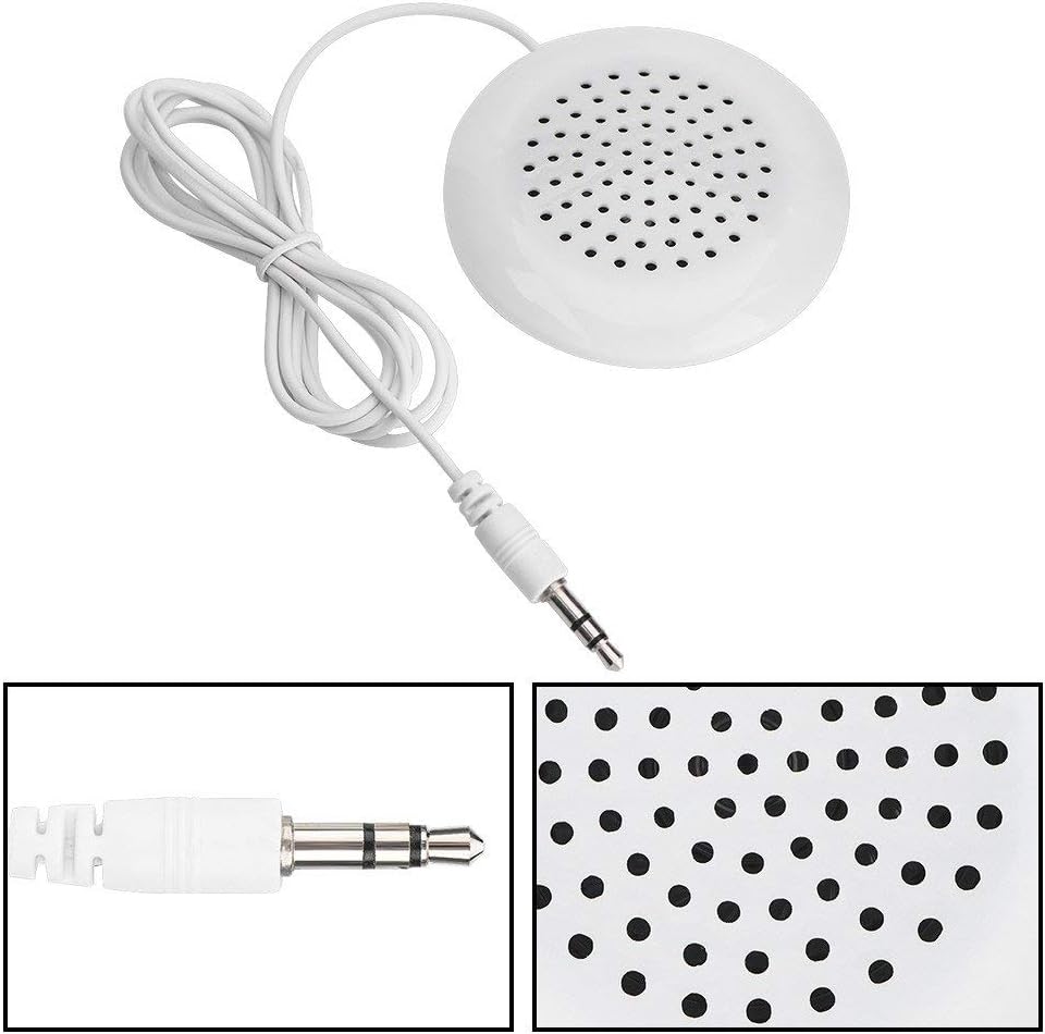 Ciglow 3.5mm MP3, MP4, Mini Speaker, DIY Portable Pillow Speaker with Stereo Sound HiFi Speaker for CD Player, Mobile