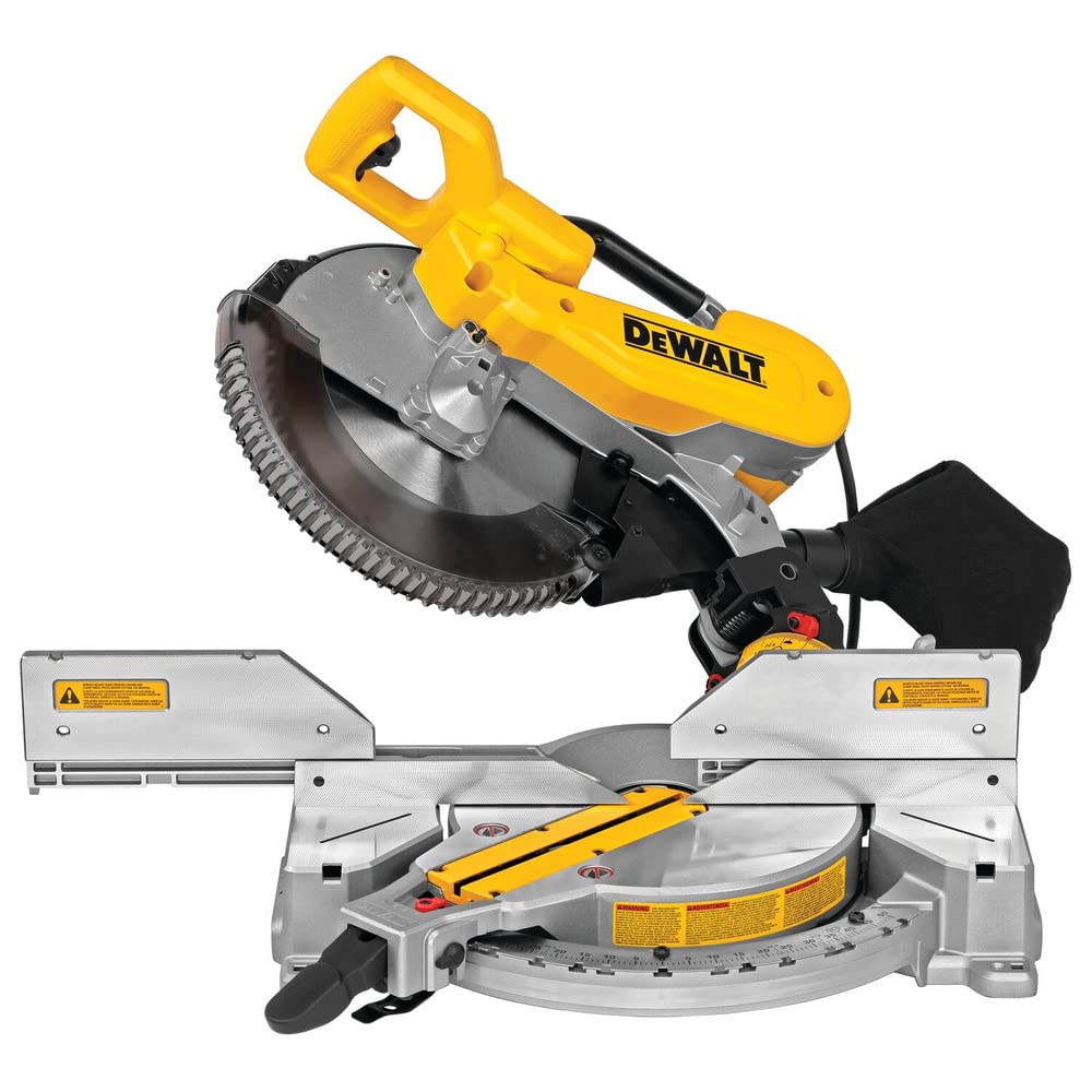 DEWALT Miter Saw, Double-Bevel, Compound, 12-Inch, 15-Amp (DWS716)