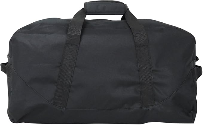DALIX 18" Two Tone Duffle Bag Medium Black Red Blue Gold Pink Purple Gray